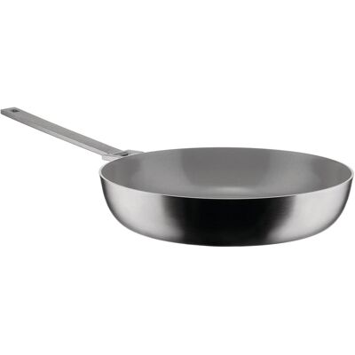 Alessi Bratpfanne silberfarben, Pfanne + Kochtopf, Silber Alessi Bratpfanne silberfarben, Pfanne + Kochtopf, Silber