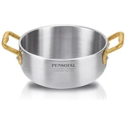 Pensofal 4914-E Academy Class Saucepan With Cast Brass Handles 14cm, Pfanne + Kochtopf, Silber Pensofal 4914-E Academy Class Saucepan With Cast Brass Handles 14cm, Pfanne + Kochtopf, Silber