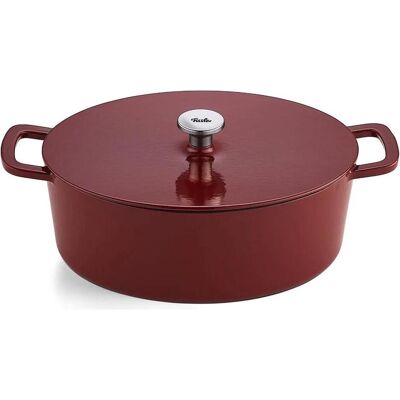 Fissler Moments Collection Braadpan Ovaal, 33cm burgundy red, Pfanne + Kochtopf, Rot Fissler Moments Collection Braadpan Ovaal, 33cm burgundy red, Pfanne + Kochtopf, Rot