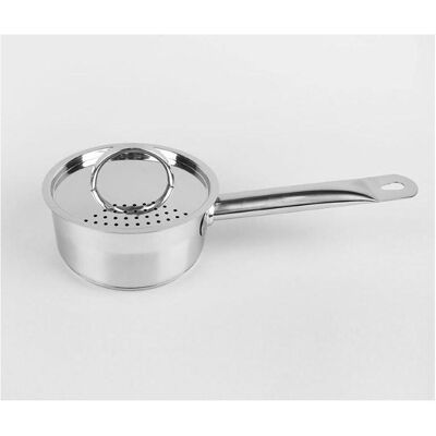 Maestro Pot with handle and lid MR-3511-16S 16 cm, Pfanne + Kochtopf, Silber Maestro Pot with handle and lid MR-3511-16S 16 cm, Pfanne + Kochtopf, Silber