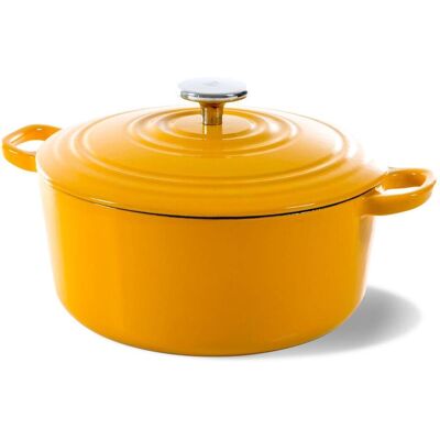 BK - Bourgogne Sunny Yellow - 24 cm - 4,2 L - Bräter BK - Bourgogne Sunny Yellow - 24 cm - 4,2 L - Bräter