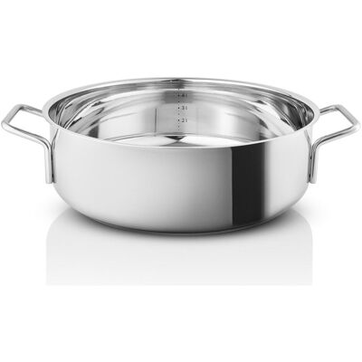 Eva Solo Eva Trio - Sauté pan 28 cm Stainless steel with 2 handles (202429), Pfanne + Kochtopf, Silber Eva Solo Eva Trio - Sauté pan 28 cm Stainless steel with 2 handles (202429), Pfanne + Kochtopf, Silber