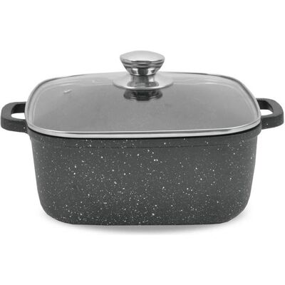 Maestro Garnek z pokrywką 28 cm 8 0 l MR-2828, Pfanne + Kochtopf, Schwarz Maestro Garnek z pokrywką 28 cm 8 0 l MR-2828, Pfanne + Kochtopf, Schwarz