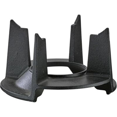 Spring Fondue-Set GRENOBLE Gusseisen schwarz emailliert mit Rechaud und 8 Gabeln, Fondue Set, Schwarz Spring Fondue-Set GRENOBLE Gusseisen schwarz emailliert mit Rechaud und 8 Gabeln, Fondue Set, Schwarz