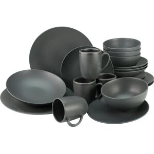 Creatable Soft Touch Black Geschirr-Set - 20 Teile für 4 Personen Creatable Soft Touch Black Geschirr-Set - 20 Teile für 4 Personen