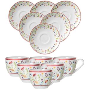 Ritzenhoff & Breker, Tasse, Espressotassen mit Untertassen Shanti (80 ml, 12 x) Ritzenhoff & Breker, Tasse, Espressotassen mit Untertassen Shanti (80 ml, 12 x)