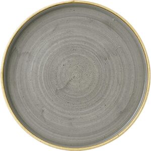 Churchill Stonecast Peppercorn Grey Walled Teller flach 26cm, Teller, Grau Churchill Stonecast Peppercorn Grey Walled Teller flach 26cm, Teller, Grau