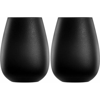 Eisch, Tasse, 2er Set Kaya Black 550 ml (550 ml, 2x) Eisch, Tasse, 2er Set Kaya Black 550 ml (550 ml, 2x)