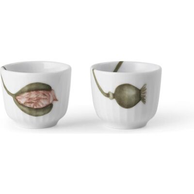 Kähler Munakupit Hammershøi Poppy - Eierbecher Set - Weiß Kähler Munakupit Hammershøi Poppy - Eierbecher Set - Weiß