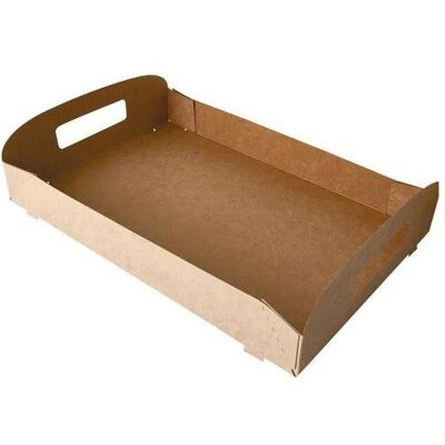 Papstar Tragetabletts, Einwegbehälter, Braun Papstar Tragetabletts, Einwegbehälter, Braun