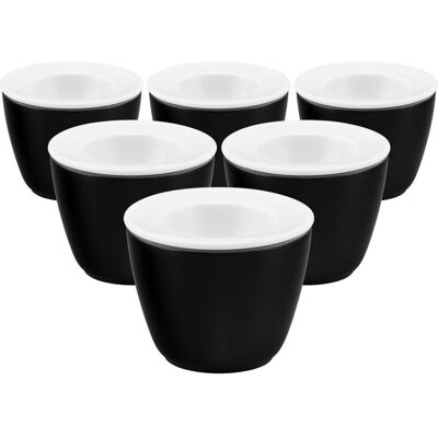 Seltmann Life Fashion Snack and Egg, Eierbecher, Schwarz Seltmann Life Fashion Snack and Egg, Eierbecher, Schwarz