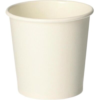 Papstar Weiße 0,1 l Becher - Biologisch abbaubare PLA-Beschichtung Papstar Weiße 0,1 l Becher - Biologisch abbaubare PLA-Beschichtung