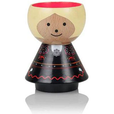 Lucie Kaas Bordfolk Eierbecher Bunad Sunnamre, Eierbecher, Mehrfarbig Lucie Kaas Bordfolk Eierbecher Bunad Sunnamre, Eierbecher, Mehrfarbig