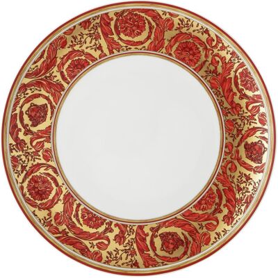 Versace Medusa Garland Roter Speiseteller 28 cm Versace Medusa Garland Roter Speiseteller 28 cm