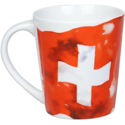 Könitz, Tasse, Universaltasse Flagge Schweiz 380 ml, 1 Stück (380 ml, 1x) Könitz, Tasse, Universaltasse Flagge Schweiz 380 ml, 1 Stück (380 ml, 1x)