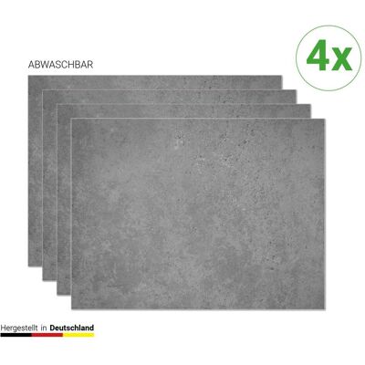 CoverYourDesk, Tischset, Tischset Betonoptik dunkel CoverYourDesk, Tischset, Tischset Betonoptik dunkel