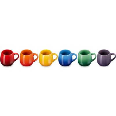 Le Creuset, Tasse, Set 6 Mugs Sphere various colours (320 ml, 6x) Le Creuset, Tasse, Set 6 Mugs Sphere various colours (320 ml, 6x)