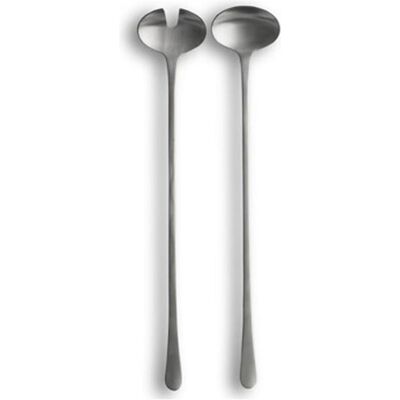 Georg Jensen Copenhagen Salatbesteck - Mattes Silber Georg Jensen Copenhagen Salatbesteck - Mattes Silber