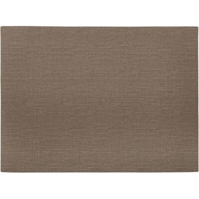 Mesapiu, Tischset, Placemat Canvaslook - Rechthoek - 33 x 45 cm - Dark Taupe - Set van 4 (4 Stk., 45 x 33 cm) Mesapiu, Tischset, Placemat Canvaslook - Rechthoek - 33 x 45 cm - Dark Taupe - Set van 4 (4 Stk., 45 x 33 cm)