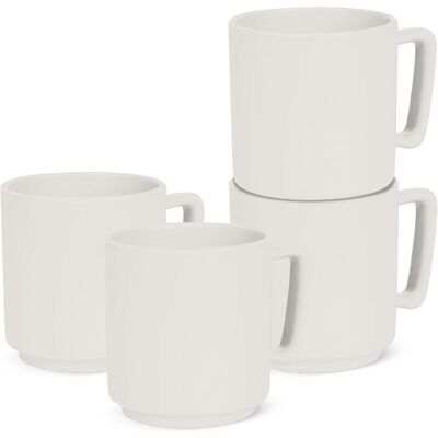 BerlingerHaus, Tasse, Haus Tassenset 4 Stk. 300ml matt cream Sahara Collection (300 ml, 4x) BerlingerHaus, Tasse, Haus Tassenset 4 Stk. 300ml matt cream Sahara Collection (300 ml, 4x)