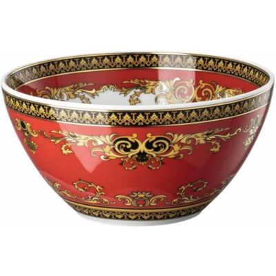 Versace Medusa Rote Schale - Porzellan 15cm - Barockstil Versace Medusa Rote Schale - Porzellan 15cm - Barockstil