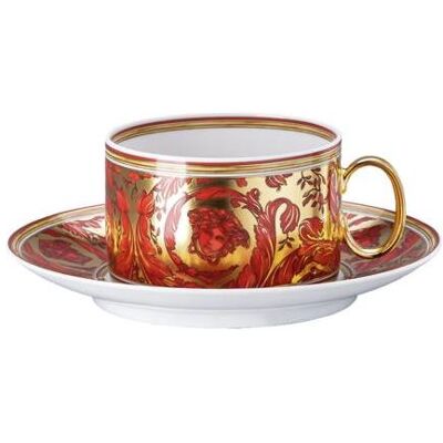 Versace, Tasse, Medusa Garland Red - Teetasse 2-tlg. (200 ml, 2x) Versace, Tasse, Medusa Garland Red - Teetasse 2-tlg. (200 ml, 2x)