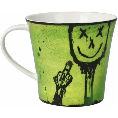 Goebel, Tasse, Coffee-Tea Mug Frank Hummel - Mittelfinger, Fine Bone China, Bunt, 350 ml, 23800031 (350 ml) Goebel, Tasse, Coffee-Tea Mug Frank Hummel - Mittelfinger, Fine Bone China, Bunt, 350 ml, 23800031 (350 ml)