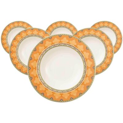 Villeroy & Boch Samarkand Mandarin - 6er Set - Suppenteller Villeroy & Boch Samarkand Mandarin - 6er Set - Suppenteller