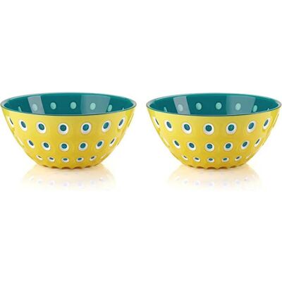Guzzini 279412225 - Le Murrine Set 2 Schalen S Gelb/Weiss/Aquamarin, Schüssel + Schale, Gelb, Weiss, Blau Guzzini 279412225 - Le Murrine Set 2 Schalen S Gelb/Weiss/Aquamarin, Schüssel + Schale, Gelb, Weiss, Blau