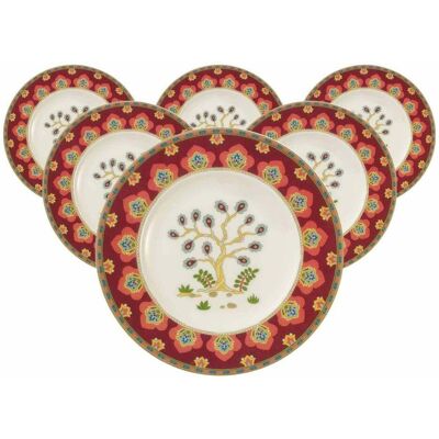 Villeroy & Boch Samarkand Rubin Brotteller - 6 Stück Villeroy & Boch Samarkand Rubin Brotteller - 6 Stück