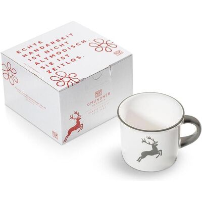 Gmundner Keramik, Tasse, Grauer Hirsch Kaffeehäferl (024 L) (240 ml) Gmundner Keramik, Tasse, Grauer Hirsch Kaffeehäferl (024 L) (240 ml)