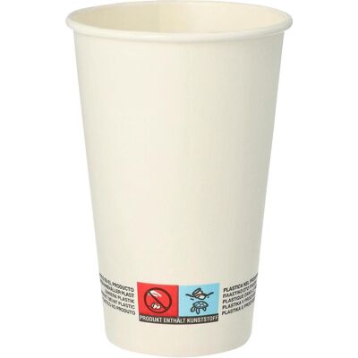 Gastro Hero, Einweggeschirr, Papstar Trinkbecher, Pappe "pure", l ·, / Stk (50x) Gastro Hero, Einweggeschirr, Papstar Trinkbecher, Pappe "pure", l ·, / Stk (50x)