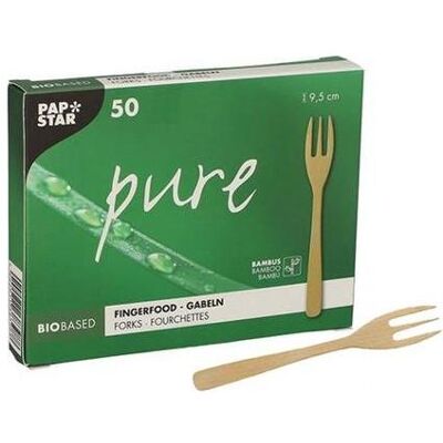 Papstar, Einweggeschirr, Fingerfood - Gabeln "pure" Papstar, Einweggeschirr, Fingerfood - Gabeln "pure"