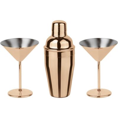 Rosenthal, Bar Zubehör, Set3t.Cockt.Martini Bar Utensils Edelstahl/PVD Kup (Cocktail Set) Rosenthal, Bar Zubehör, Set3t.Cockt.Martini Bar Utensils Edelstahl/PVD Kup (Cocktail Set)