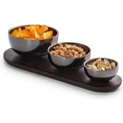 Philippi Serviergeschirr, Schalenset Trio 4tlg. 38x15.8x1.8 cm Philippi Serviergeschirr, Schalenset Trio 4tlg. 38x15.8x1.8 cm