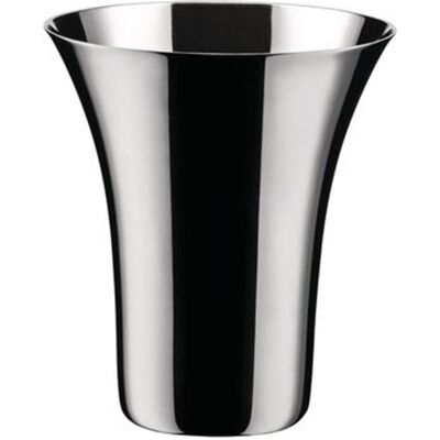 Alessi Becher KURU KURU silberfarben, Trinkgläser, Silber Alessi Becher KURU KURU silberfarben, Trinkgläser, Silber