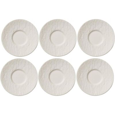 Villeroy & Boch Rock Blanc Espresso-Set - Tassen & Untertassen Villeroy & Boch Rock Blanc Espresso-Set - Tassen & Untertassen