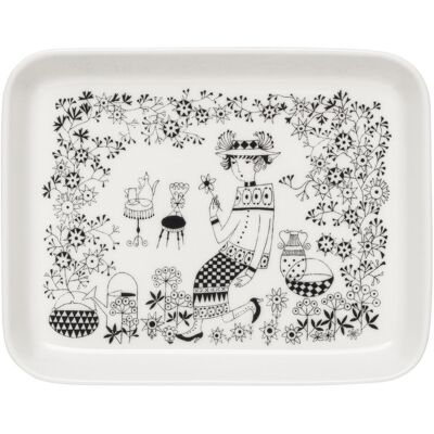 Arabia, Serviergeschirr, Emilia Plate, 15x19cm Arabia, Serviergeschirr, Emilia Plate, 15x19cm