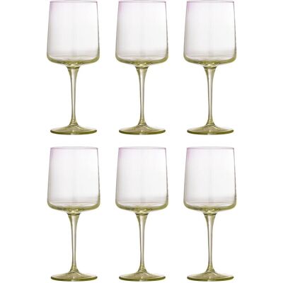 Bloomingville - Luciana Wine Glass - Purple, Weingläser, Mehrfarbig Bloomingville - Luciana Wine Glass - Purple, Weingläser, Mehrfarbig
