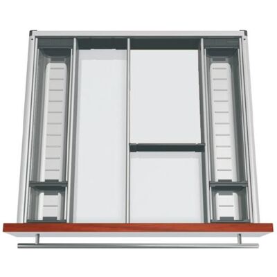 Blum Orga-Besteckeinsatz Facheinteilungs-Set KB 600mm, NL 450mm, grau, Besteckkasten, Grau Blum Orga-Besteckeinsatz Facheinteilungs-Set KB 600mm, NL 450mm, grau, Besteckkasten, Grau