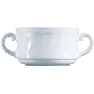 Arcoroc Suppenobertasse Trianon Uni, Inhalt cl, Schüssel + Schale, Weiss Arcoroc Suppenobertasse Trianon Uni, Inhalt cl, Schüssel + Schale, Weiss