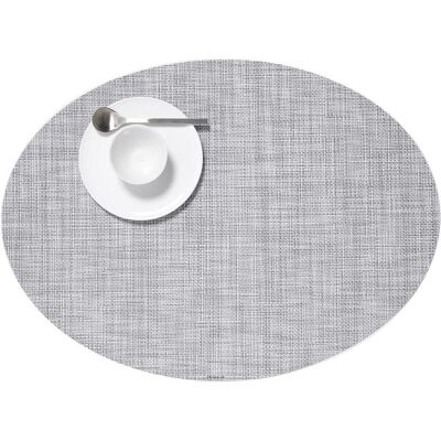 Chilewich, Tischset, Mini Basketweave Tischset nebel oval (1 Stk., 49.50 x 36 cm) Chilewich, Tischset, Mini Basketweave Tischset nebel oval (1 Stk., 49.50 x 36 cm)