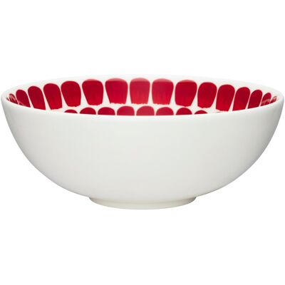 Arabia, Serviergeschirr, Tuokio Deep Plate, red, 18 cm Arabia, Serviergeschirr, Tuokio Deep Plate, red, 18 cm