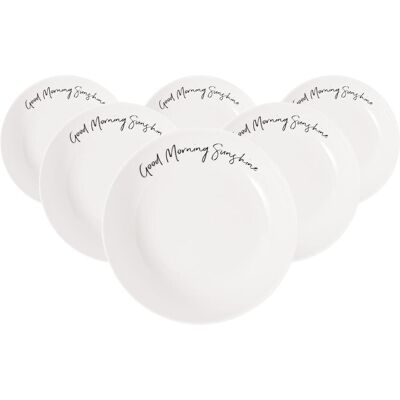 Villeroy & Boch - Statement Schale Good Morning Sunshine - Weiß - 6er Set - Bowl Villeroy & Boch - Statement Schale Good Morning Sunshine - Weiß - 6er Set - Bowl