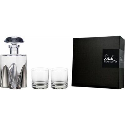 Eisch Geschenkset Gentleman Platin 3-tlg., Serviergefässe, Transparent Eisch Geschenkset Gentleman Platin 3-tlg., Serviergefässe, Transparent