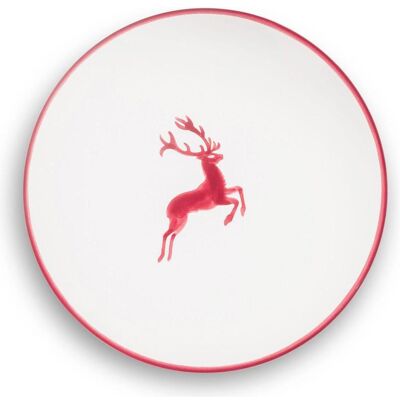 Gmundner Keramik Roter Hirsch, Teller, Rot Gmundner Keramik Roter Hirsch, Teller, Rot