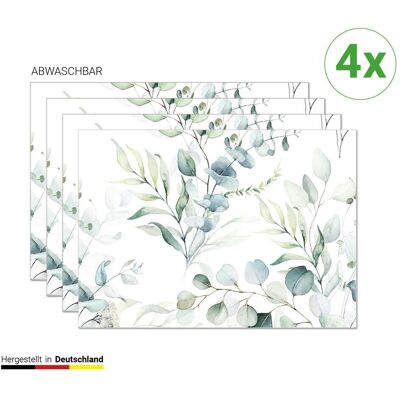 CoverYourDesk - Tischset Eukalyptus Wasserfarbe - Eucalyptus - Placemat CoverYourDesk - Tischset Eukalyptus Wasserfarbe - Eucalyptus - Placemat