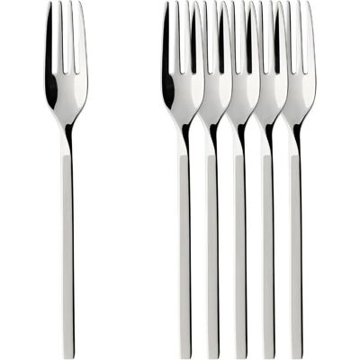 Villeroy & Boch NewWave Kuchengabel, Besteck, Silber Villeroy & Boch NewWave Kuchengabel, Besteck, Silber