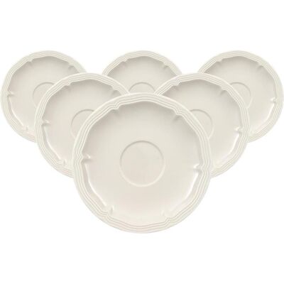 Villeroy & Boch - Manoir Espressountertasse - 12.2 cm - Weiß Villeroy & Boch - Manoir Espressountertasse - 12.2 cm - Weiß