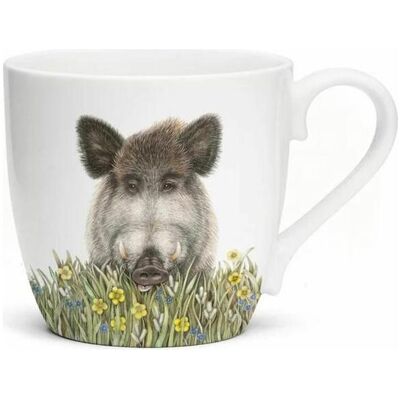 ART for a Reason, Tasse, Charlotte Nicolin Becher Wolfgang, Tasse, Schwein, Fine Bone China, 415 ml, MU9476 (415 ml) ART for a Reason, Tasse, Charlotte Nicolin Becher Wolfgang, Tasse, Schwein, Fine Bone China, 415 ml, MU9476 (415 ml)
